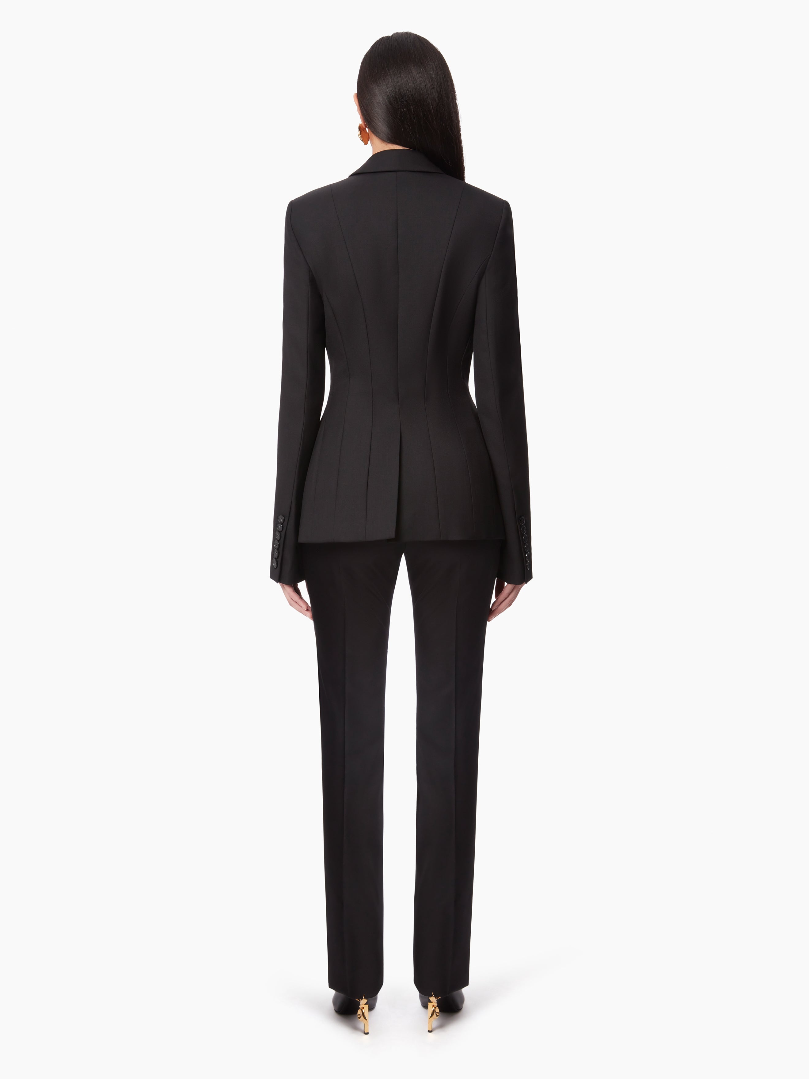 WOOL GABARDINE BLAZER - 3