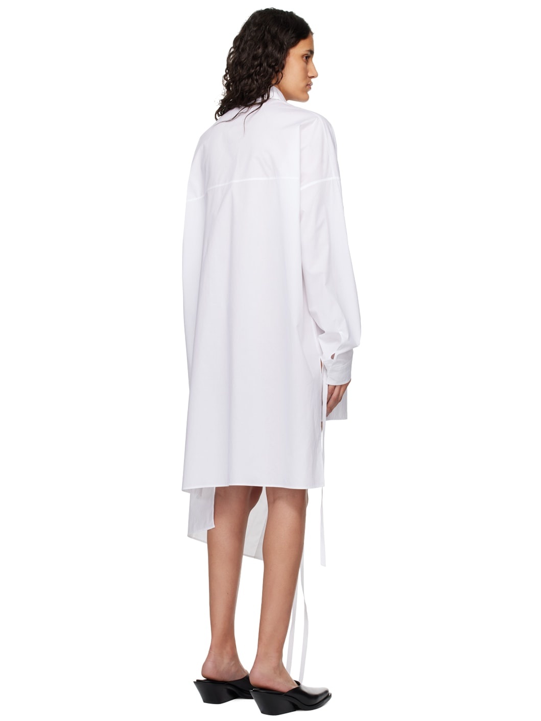 White Mala Midi Dress - 3
