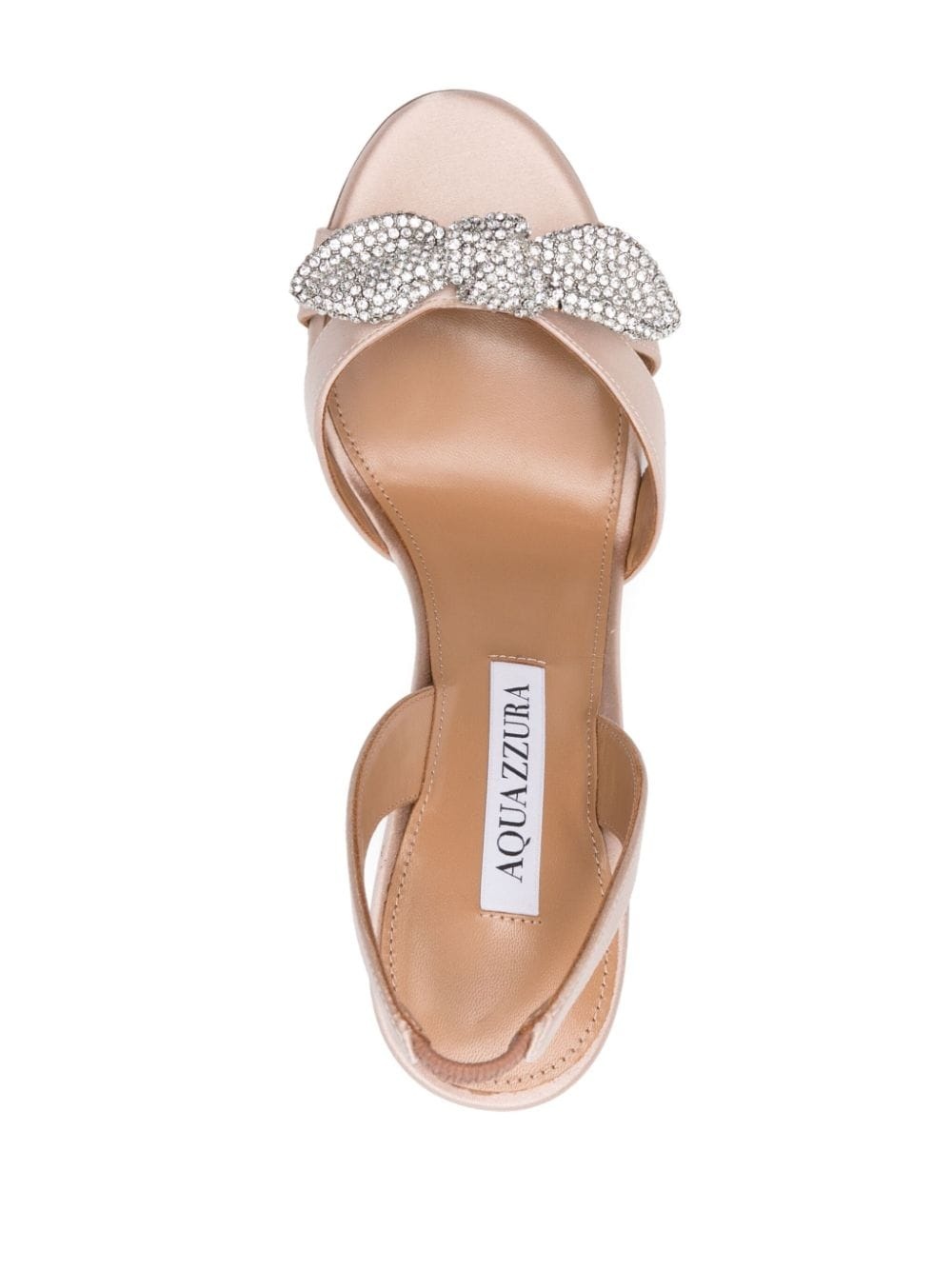 105mm Very Bow Tie Crystal sandals - 4