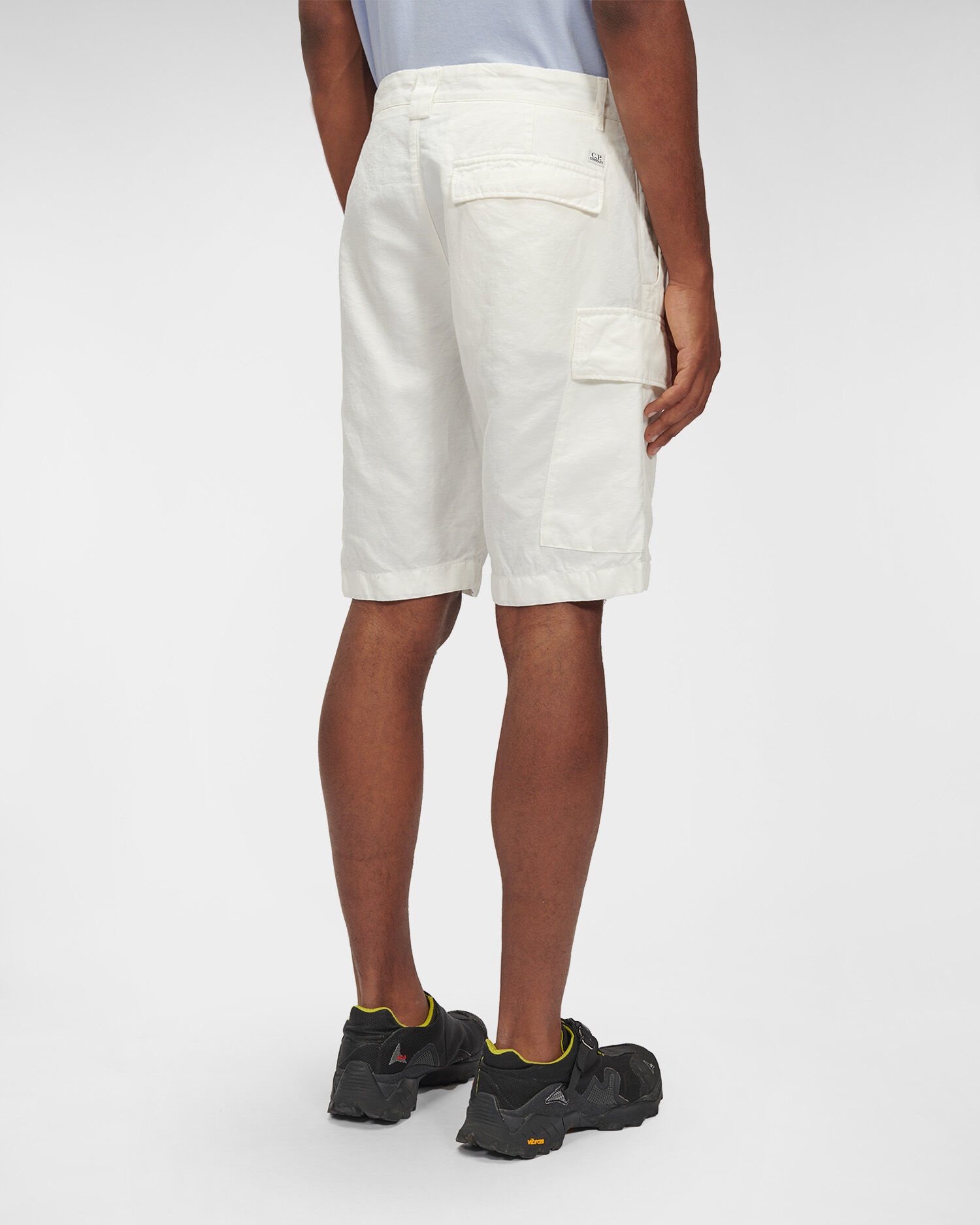 Cotton/Linen Cargo Shorts - 4