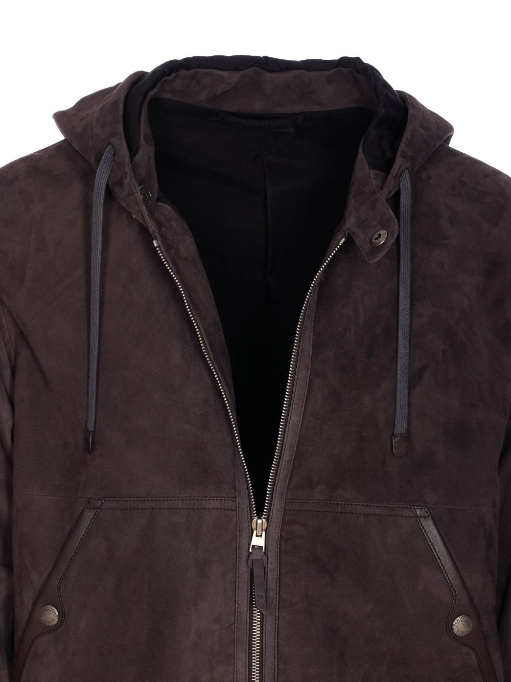 hooded zip-front jacket - 3