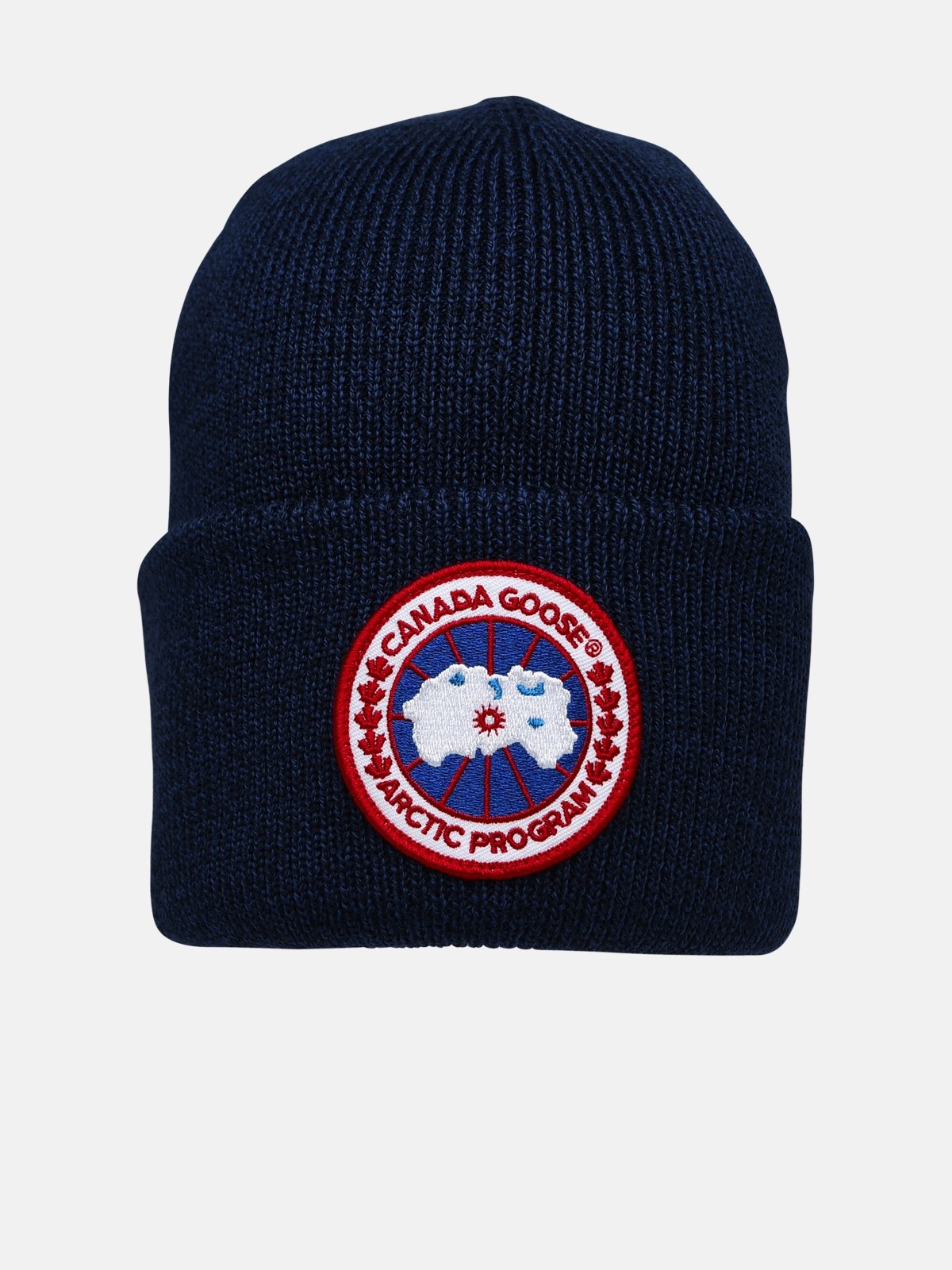 ARTIC DISC BLUE WOOL BEANIE - 1