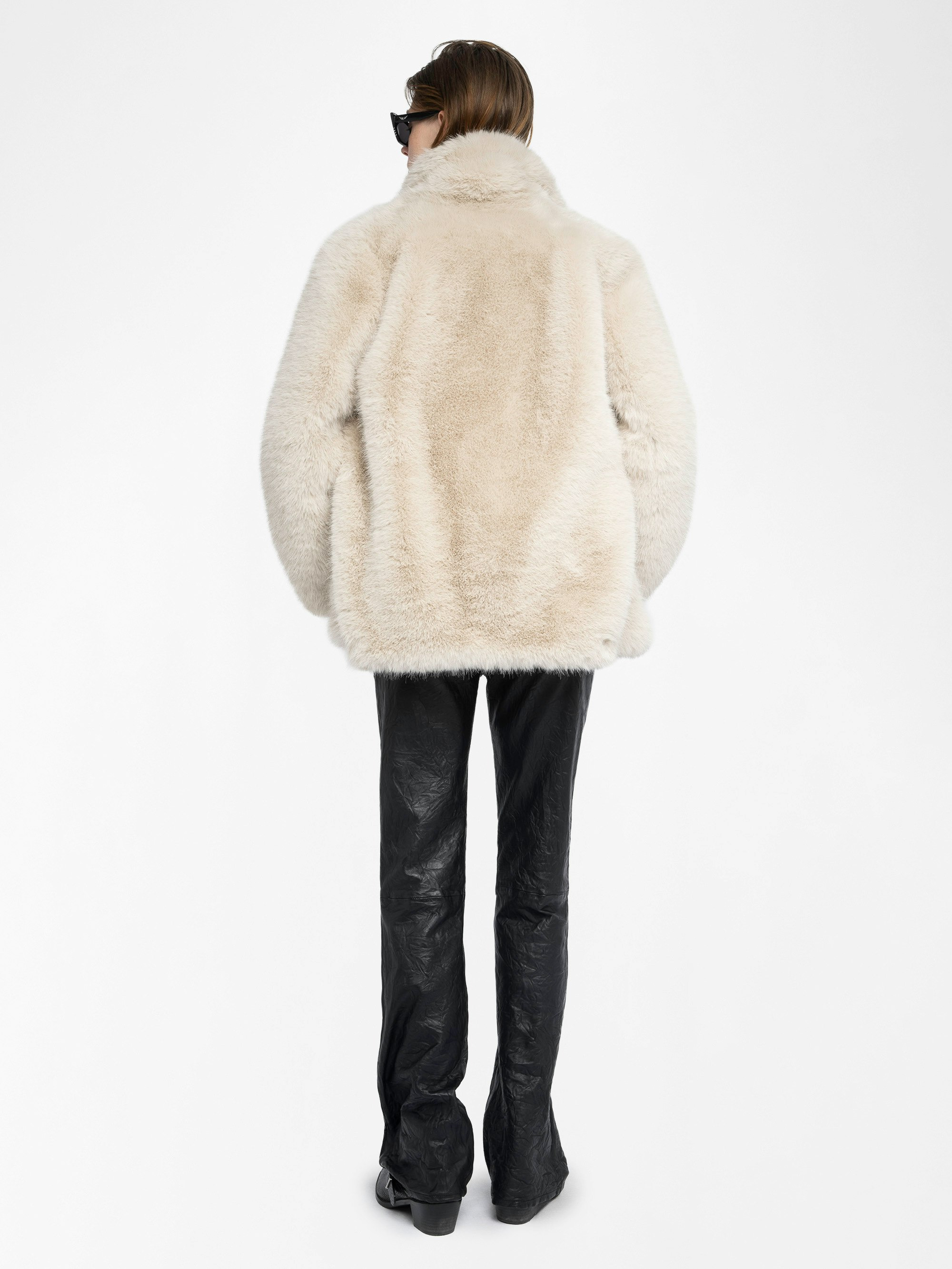 Fleur Faux Fur Coat - 3