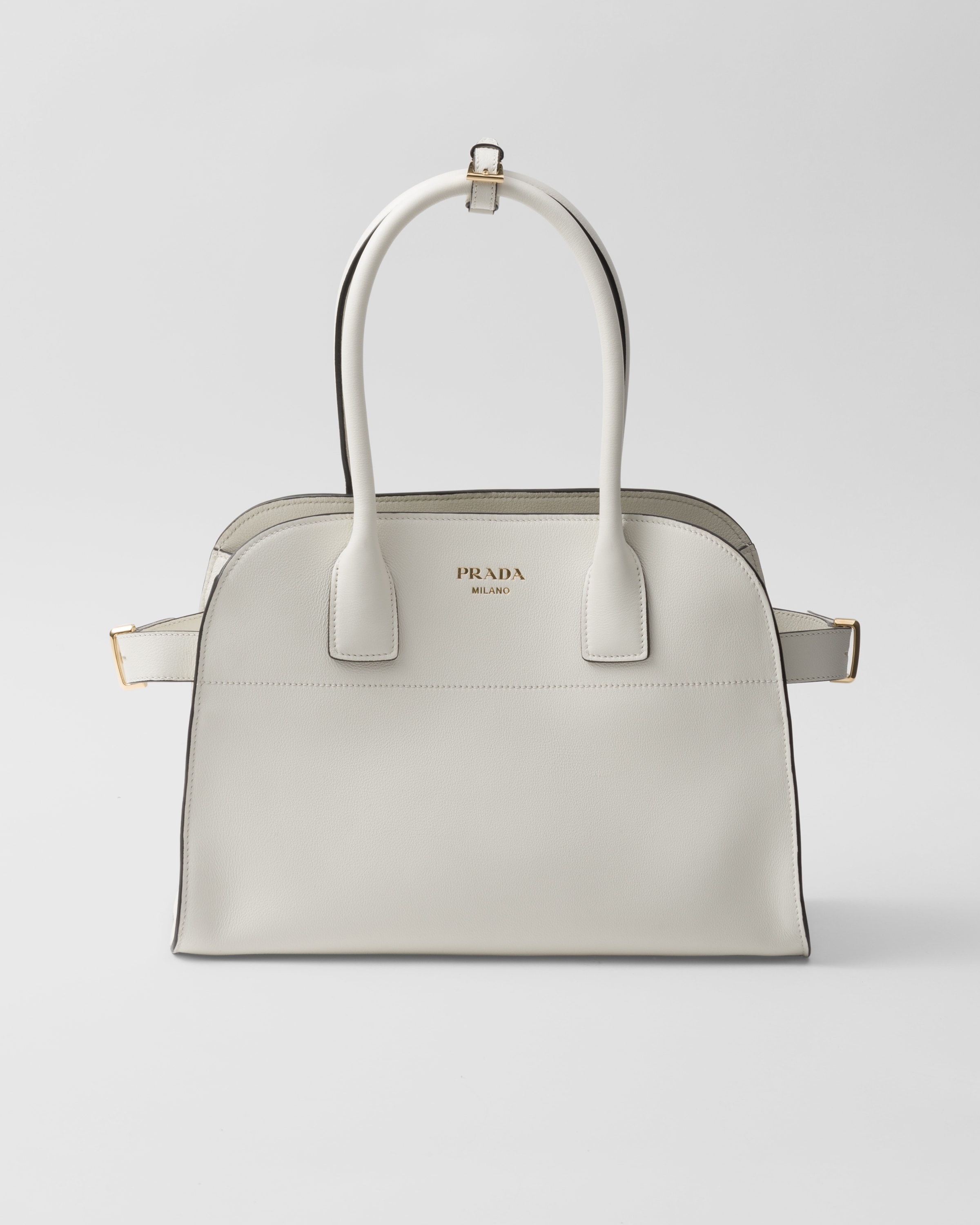 Medium leather tote bag - 1
