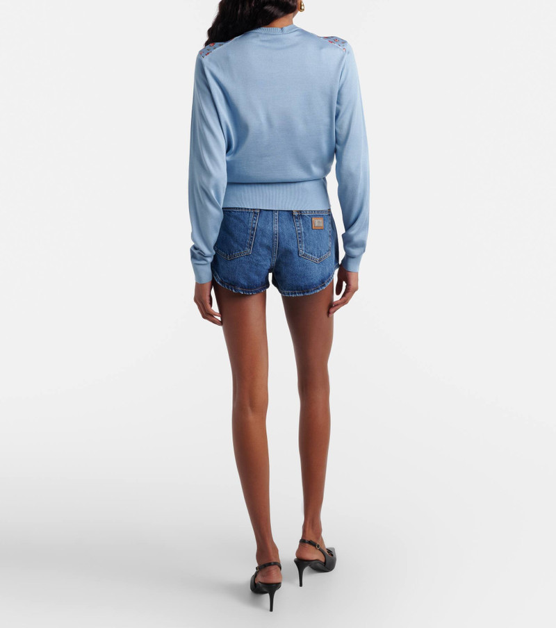 Denim micro shorts 3