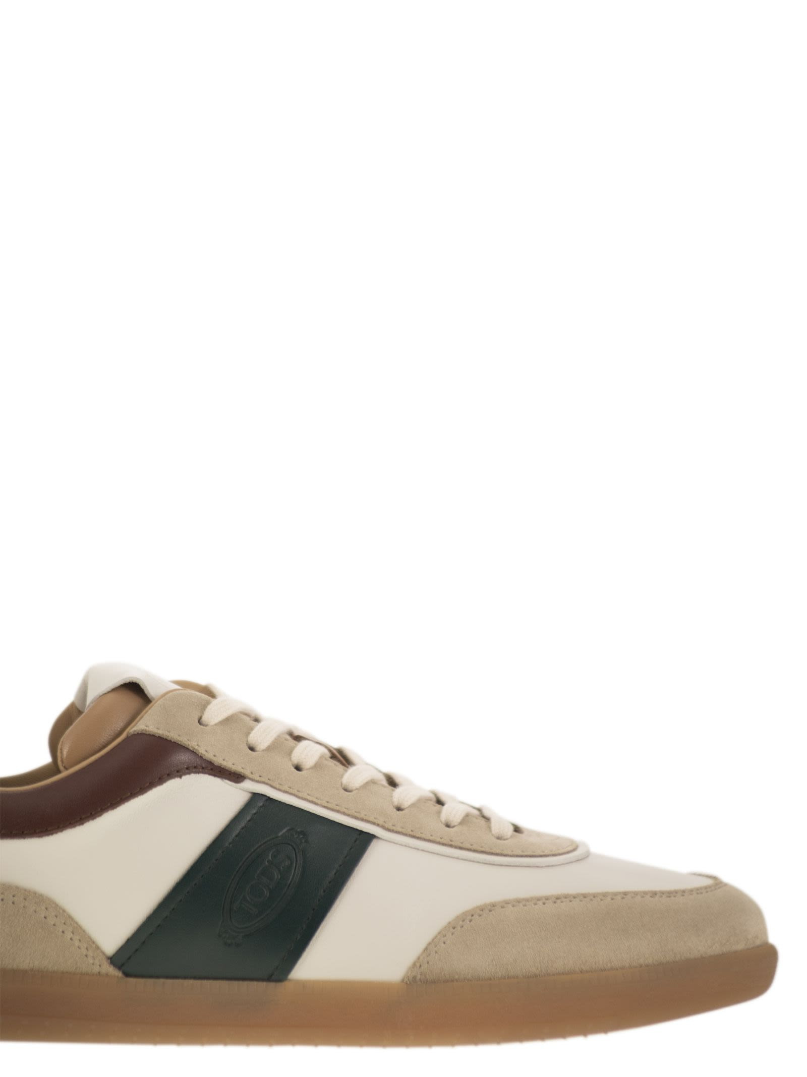 Tod's Men Suede Leather Tabs Sneakers - 6