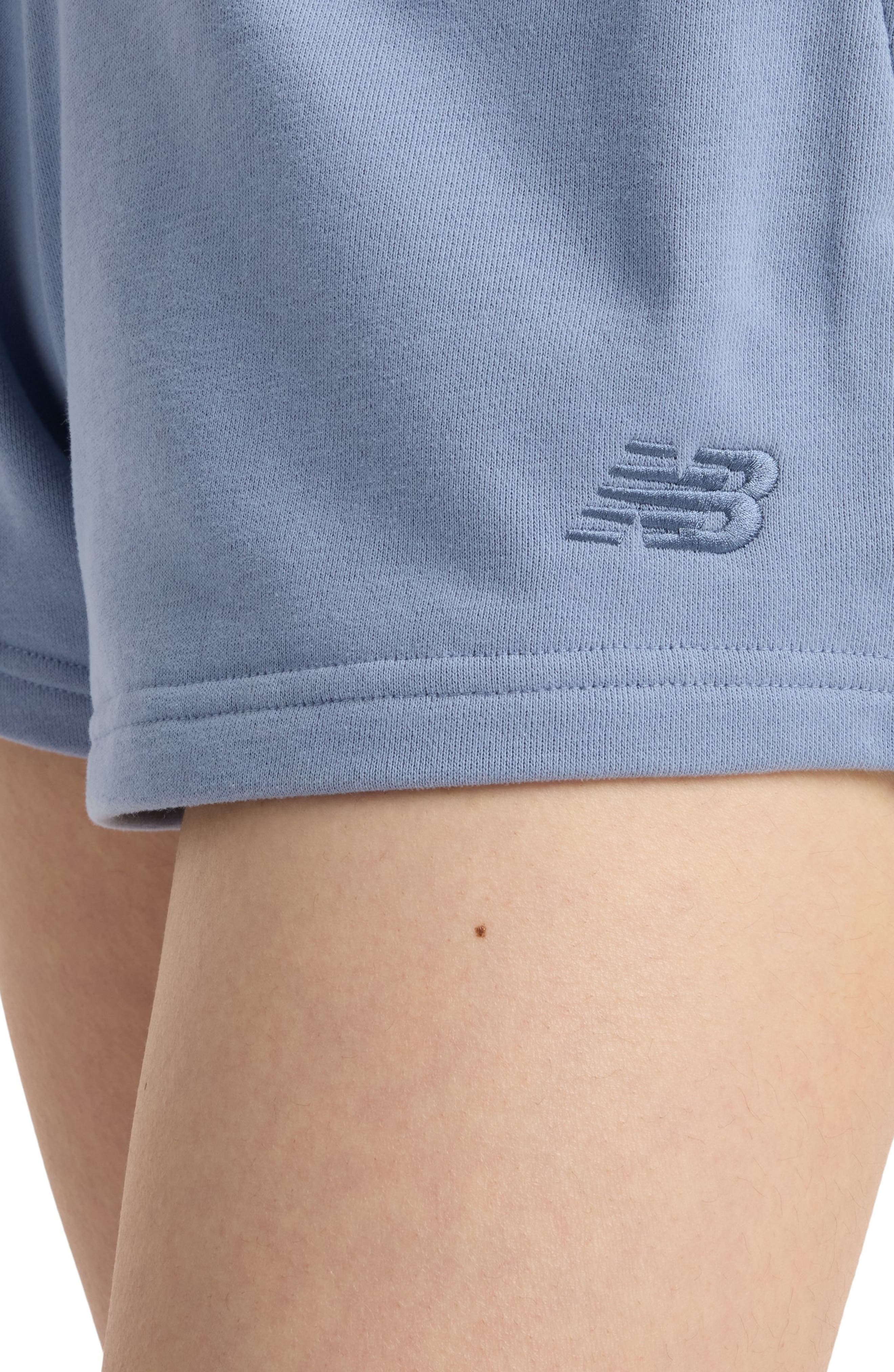 New Balance Coastal Fleece Cotton Blend Drawstring Shorts in Dusk Shower at Nordstrom - 4