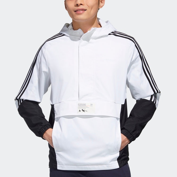 adidas neo Casual Sports hooded Jacket White GM2296 - 3