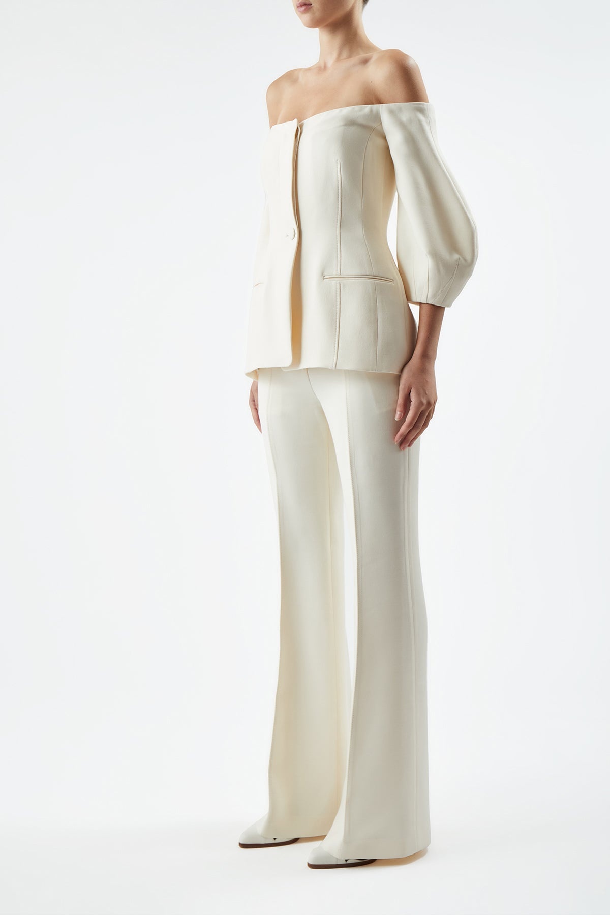 Ennio Pant in Silk Wool - 3
