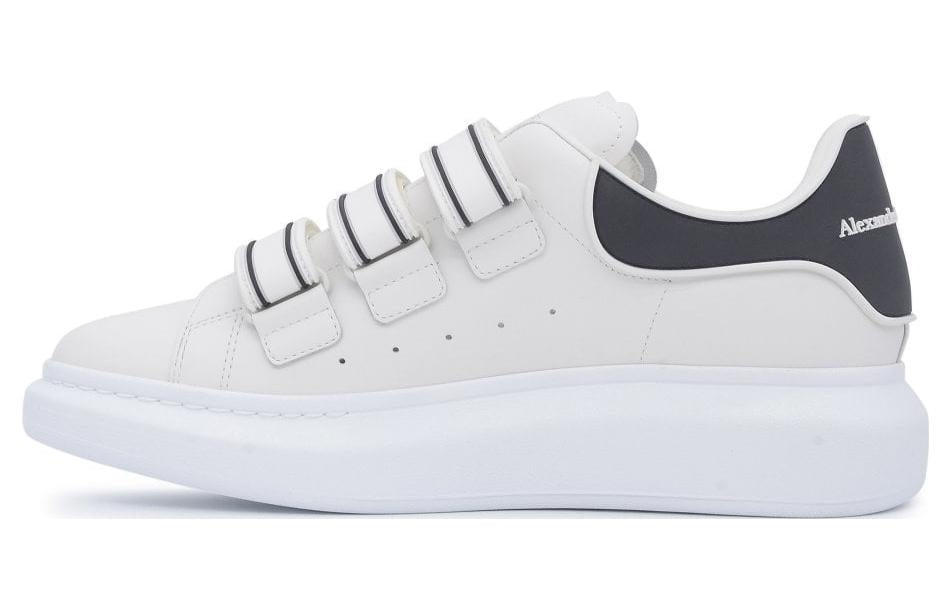 Alexander McQueen Thick-Soled Leather Sneakers 'Beige Black' 750337WIDJK9360 - 2