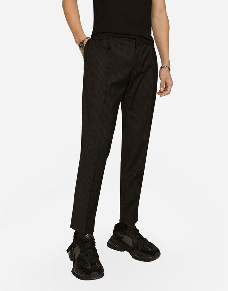 Stretch pinstripe pants 4