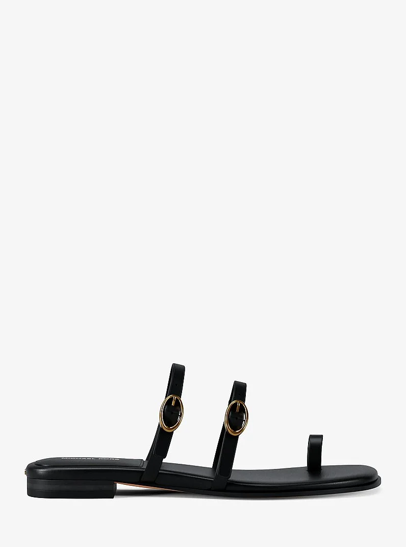 Kya Leather Flat Sandal - 1