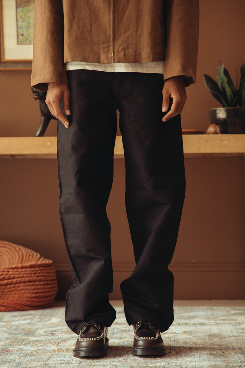 JAMES COWARD 5pkt Jean - Black 12oz One Wash Denim outlook