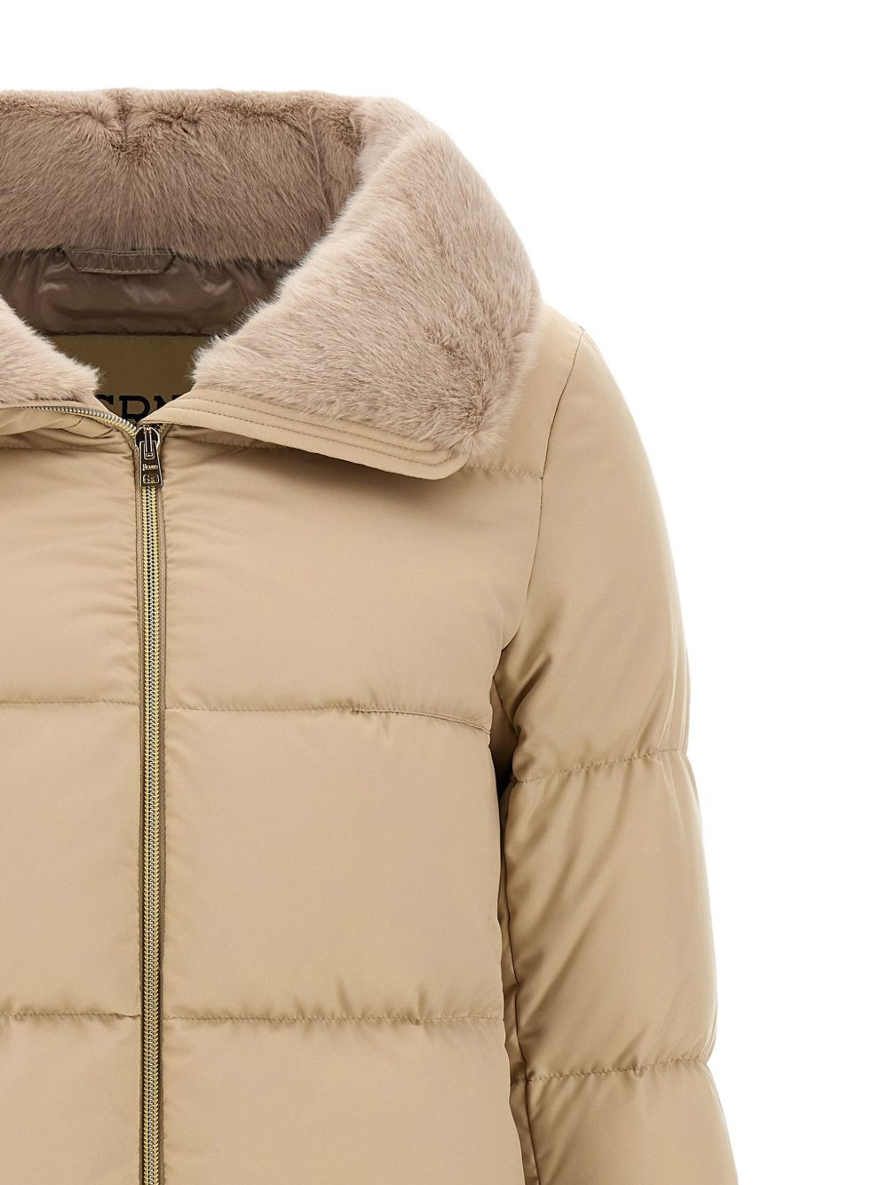 quilted high-neck puffer jacket - 3