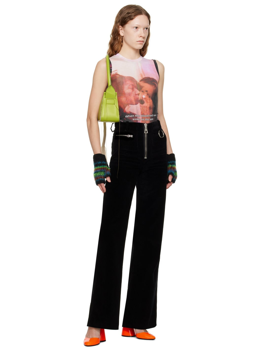 Black O-Ring Trousers - 4