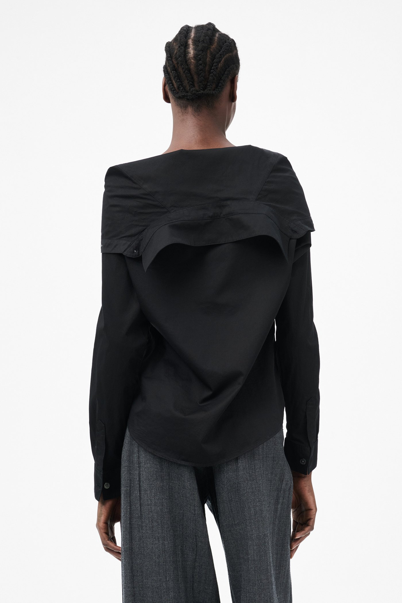 Kaonashi Shirt Black Satin - 6