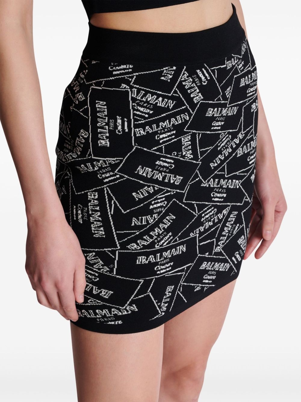 jacquard-pattern skirt - 6