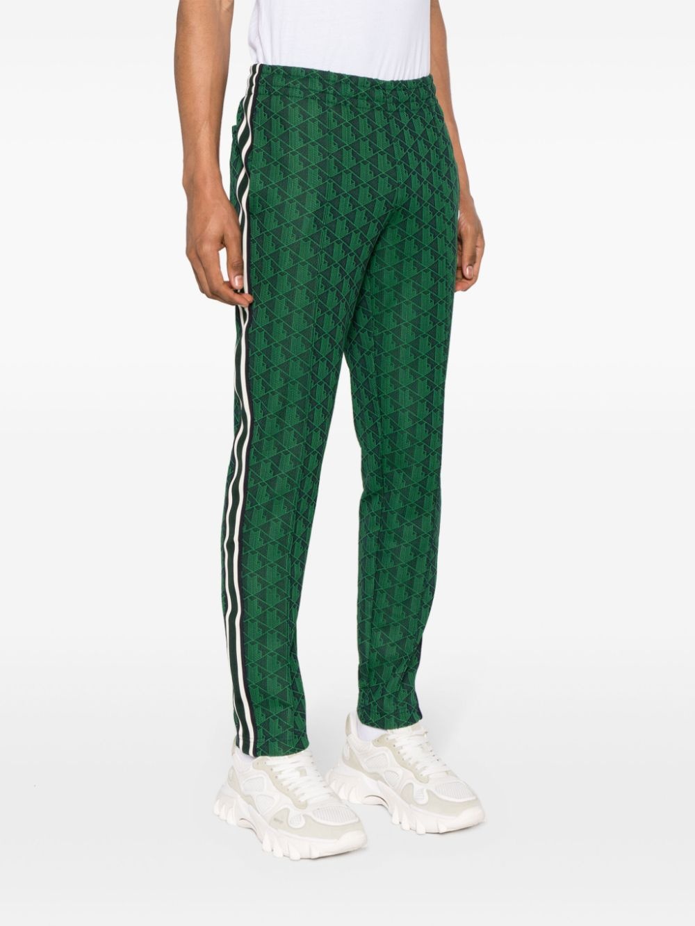 monogram-jacquard track pants - 3