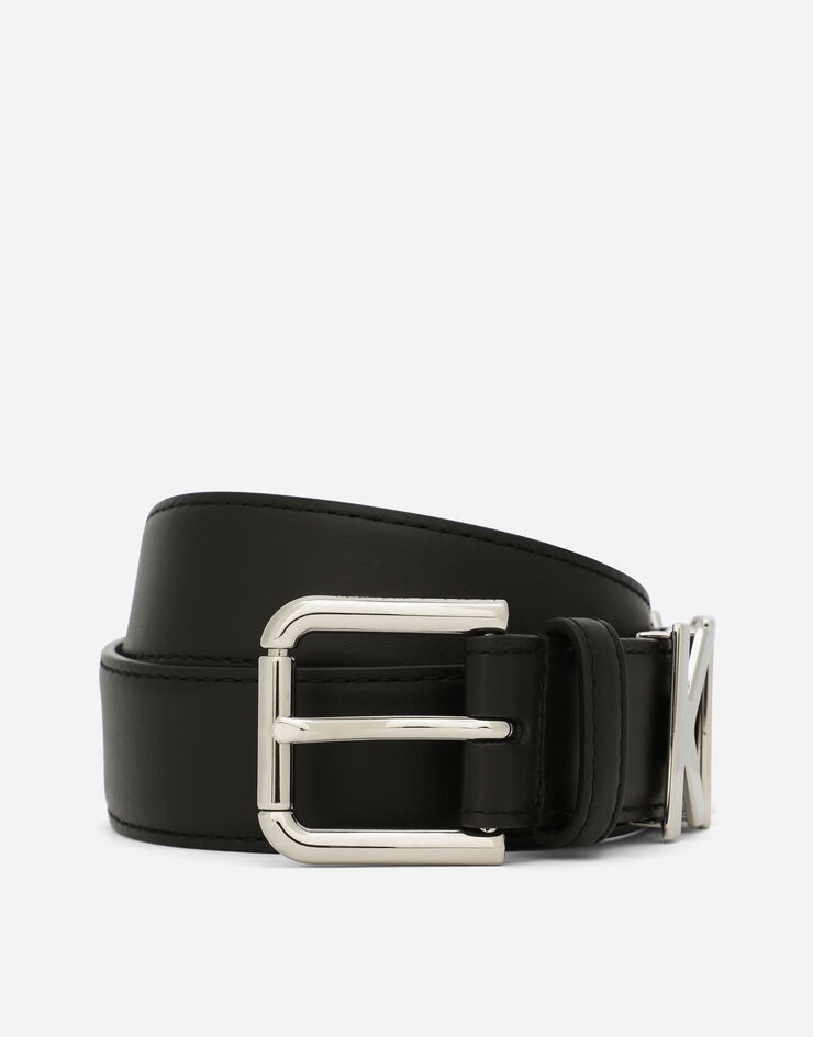 Calfskin belt with lettering - 1