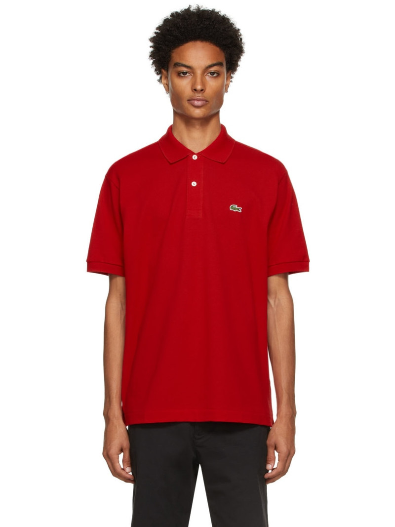 Red Classic Piqué Polo - 1