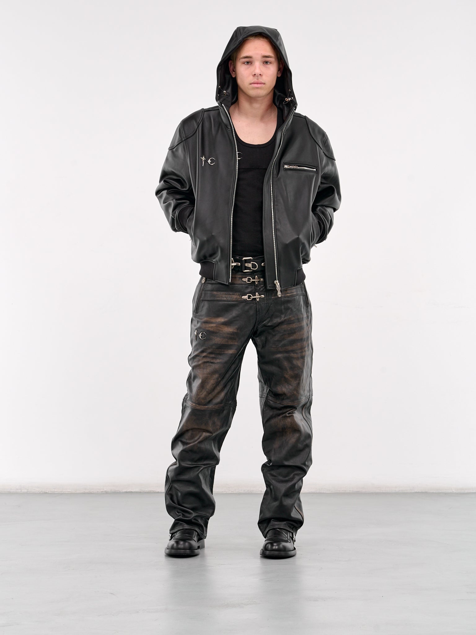 Slim Rock Leather Jacket - 6
