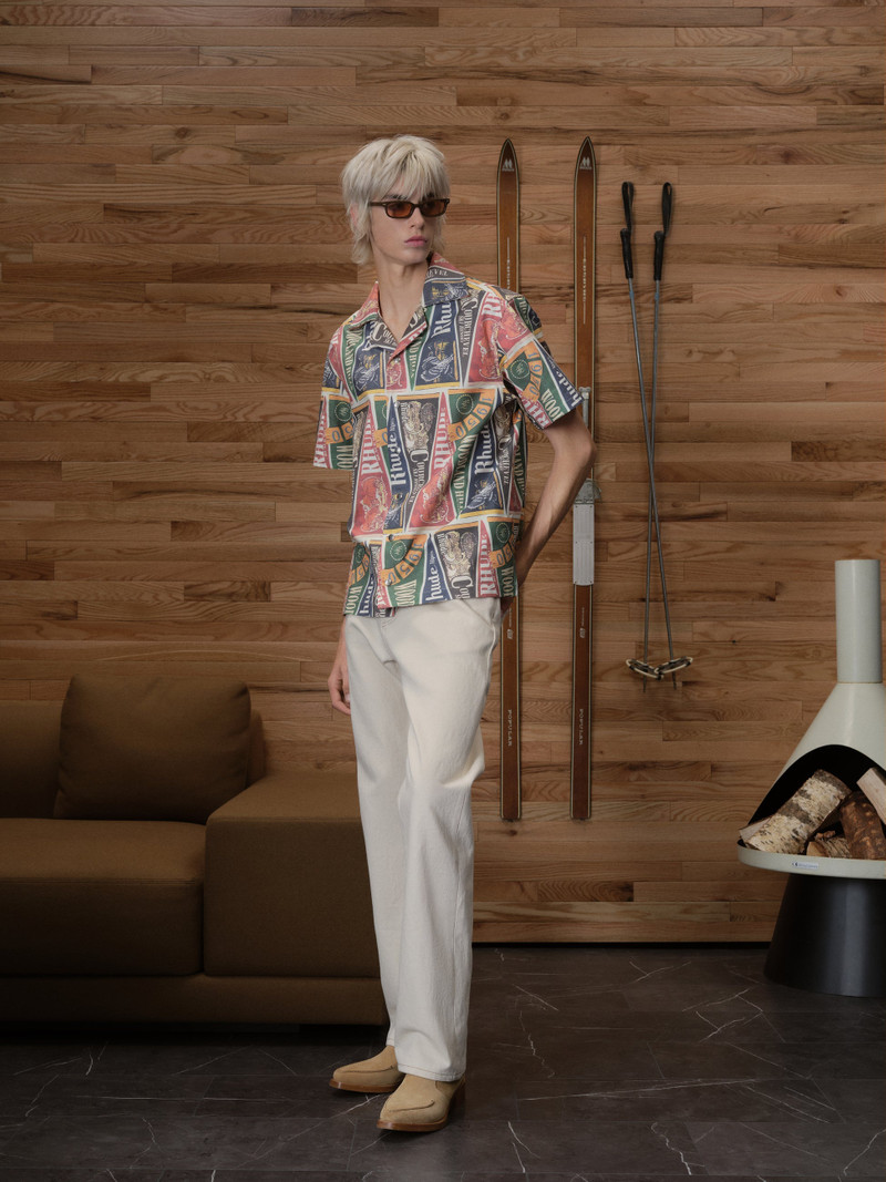 COLLEGIATE FLAG SNAP SHIRT 8