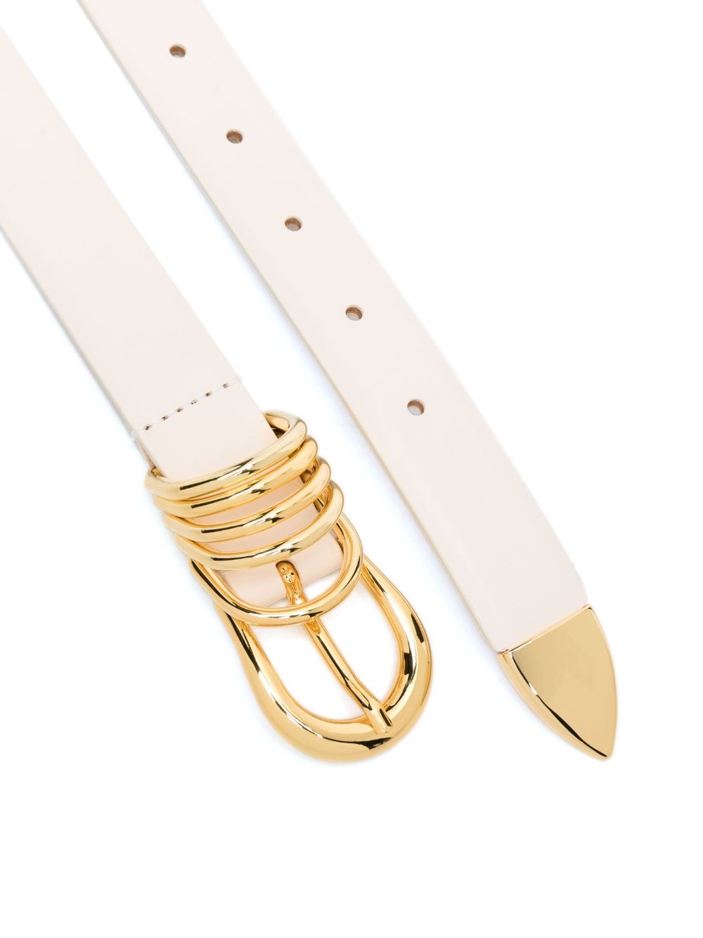 Hollyhock leather belt - 2