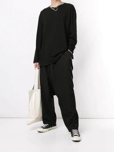 Yohji Yamamoto Quiet Please long-sleeve T-shirt outlook