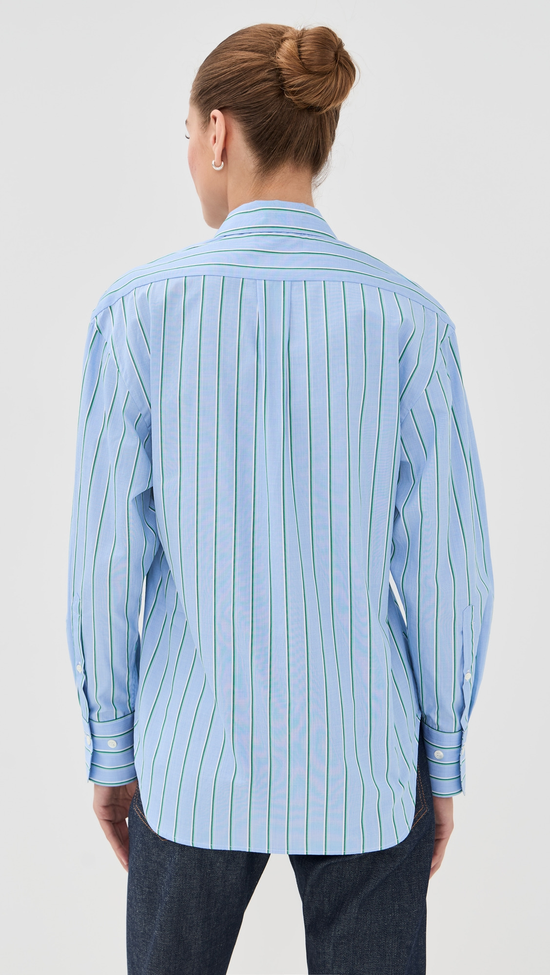 Vera Striped Organic Cotton Poplin Shirt - 2