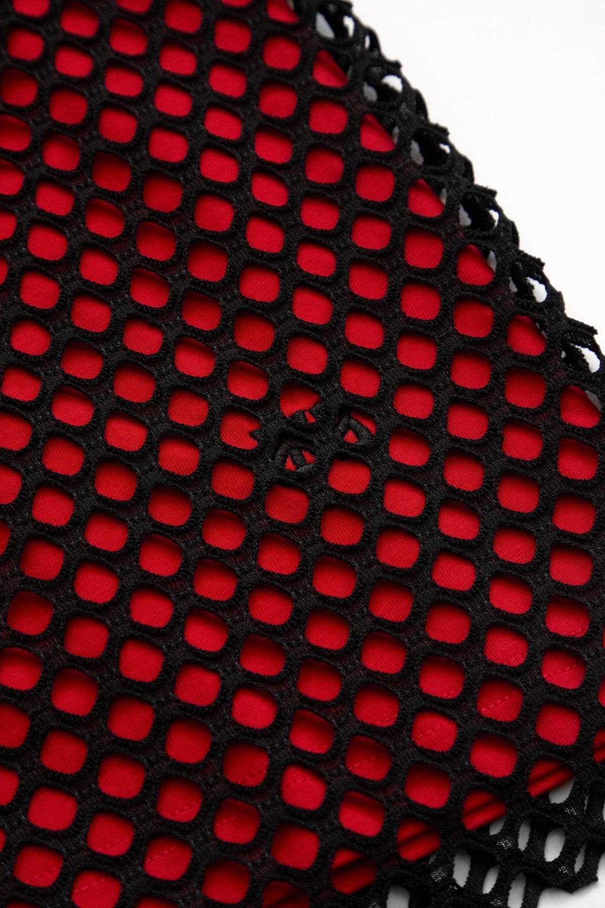 Wales Bonner Record Mesh Tank Top Red - 3