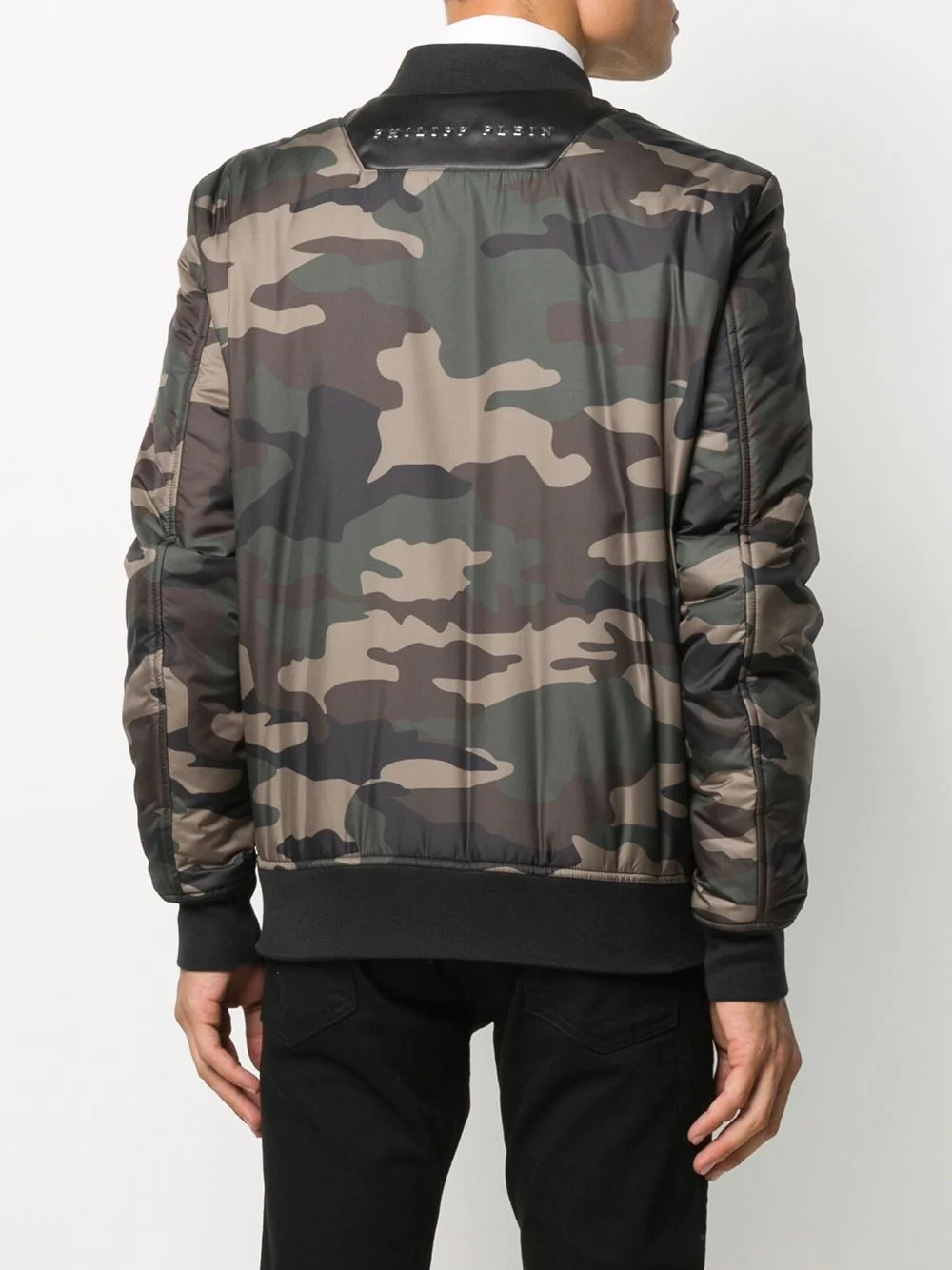 camouflage-print bomber jacket  - 4