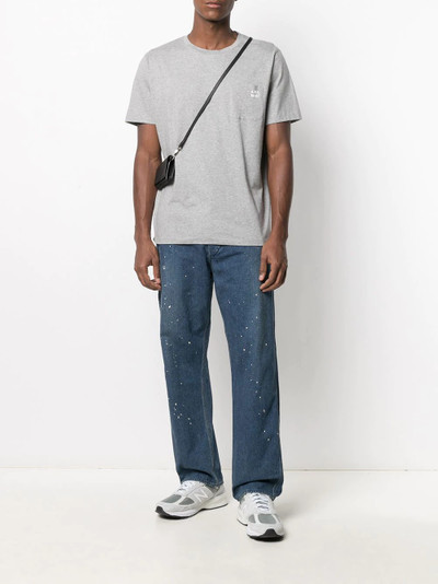 A.P.C. logo print patch pocket T-shirt outlook