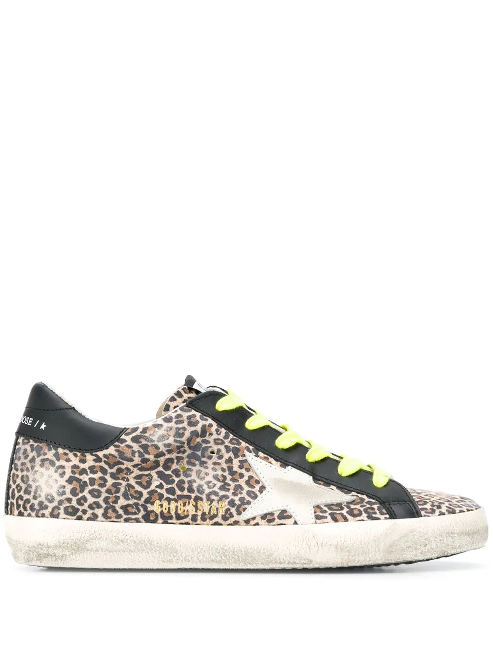 Superstar leopard-print sneakers - 1