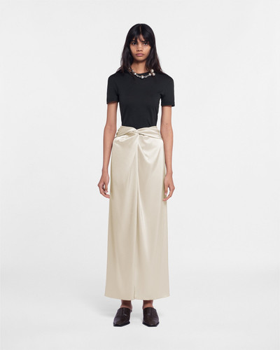 Nanushka Slip Satin Wrap Skirt outlook