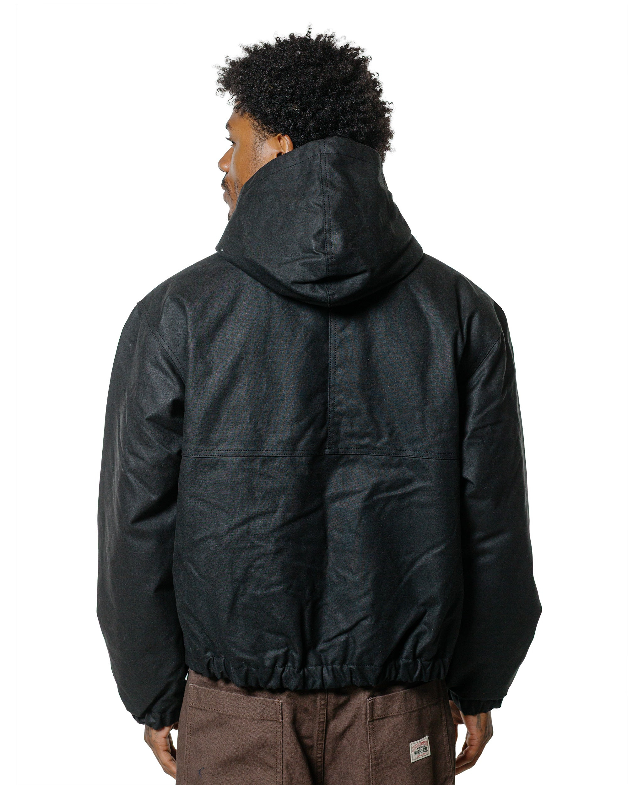 Stüssy Work Jacket Waxed Cotton Black - 3