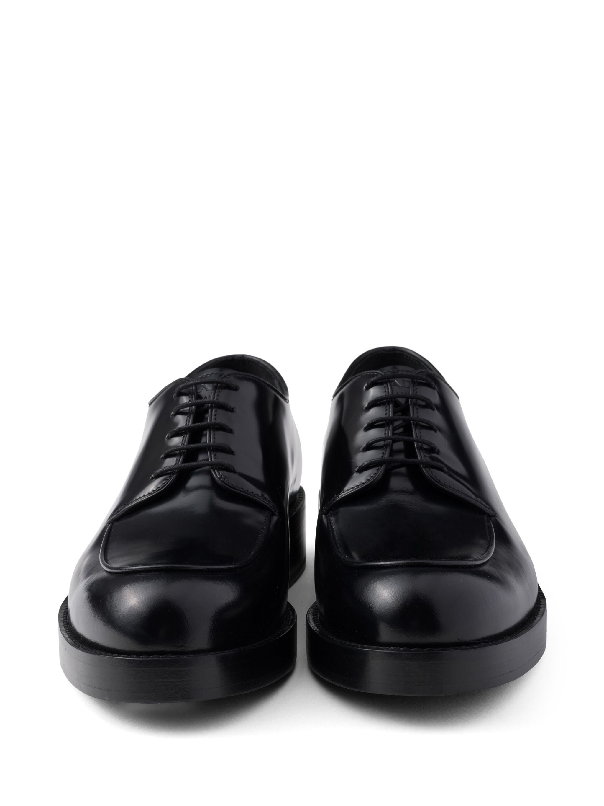 Brushed Leather Derby Shoes - 6