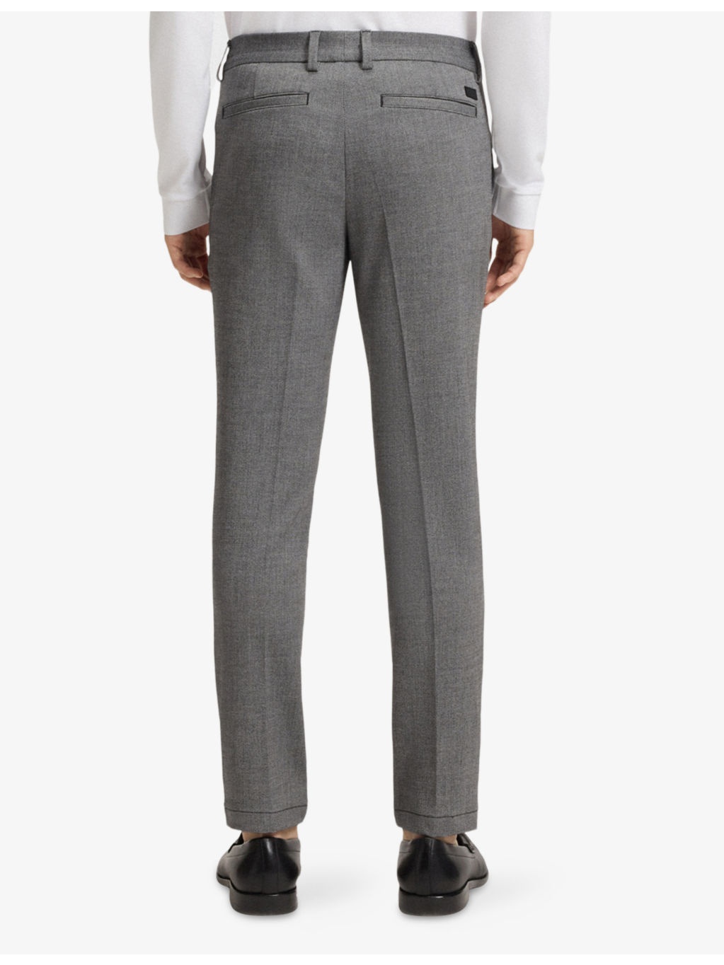 Tailored Slim-Fit Woven Trousers - 5