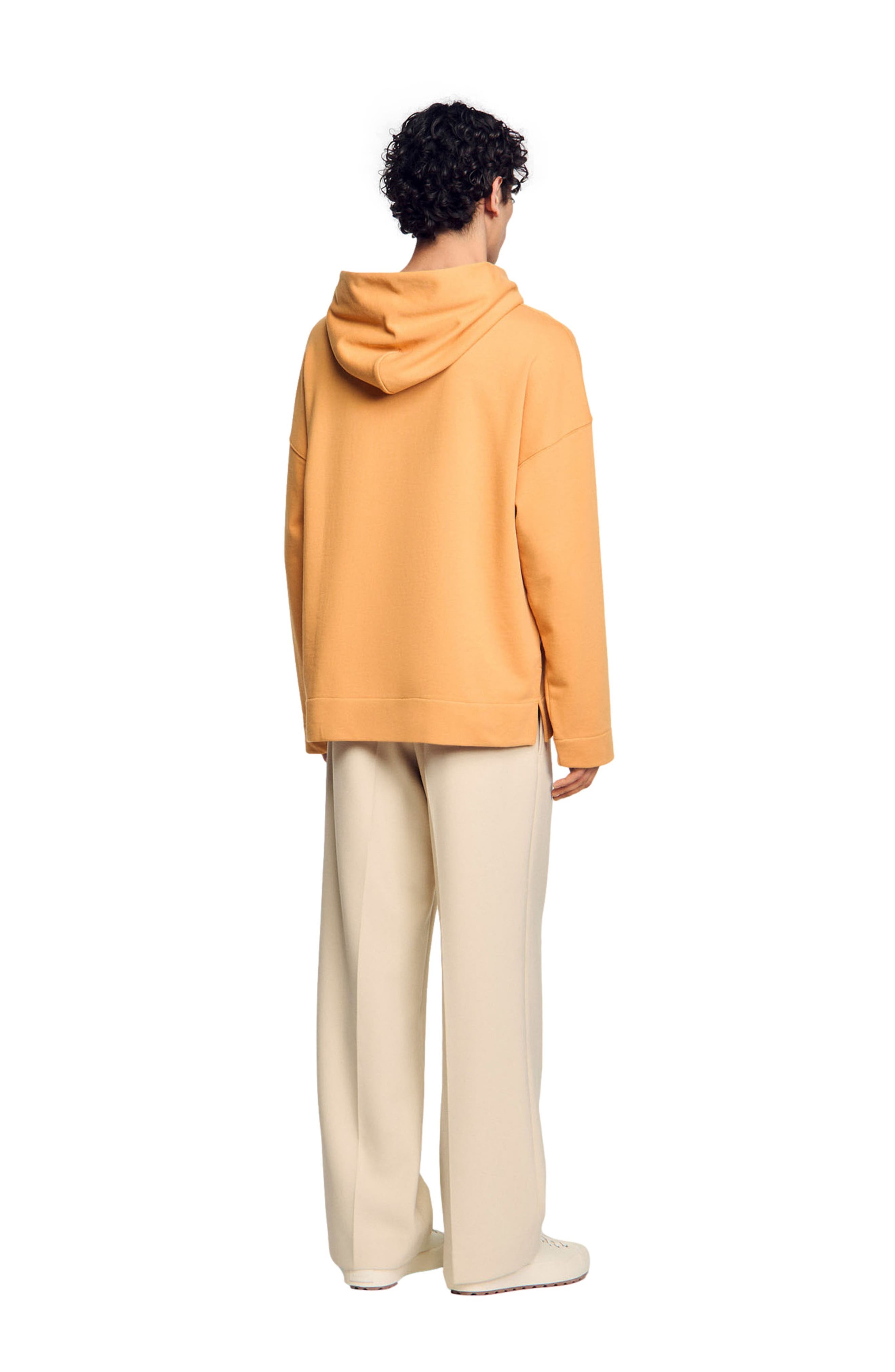 SANDRO Hooded sweatshirt in Mandarin. at Nordstrom - 2
