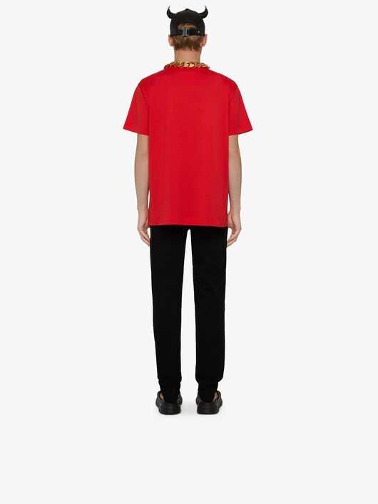 GIVENCHY TROMPE L'ŒIL EFFECT OVERSIZED T-SHIRT - 3