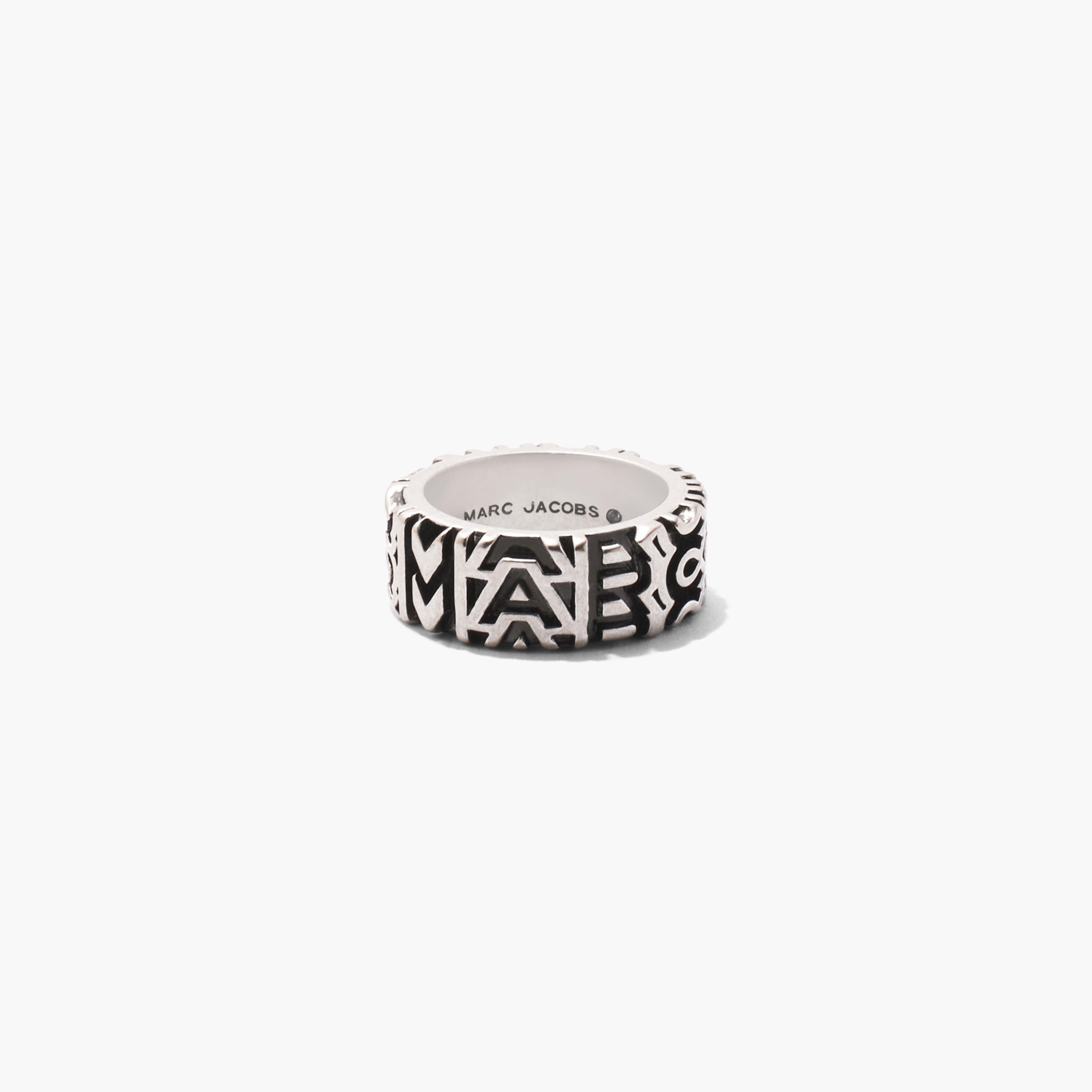 プレゼントに♪国内即発送☆MARC JACOBS MONOGRAM ENGRAVED ring プレゼントに♪国内即発送☆MARC JACOBS MONOGRAM ENGRAVED ring