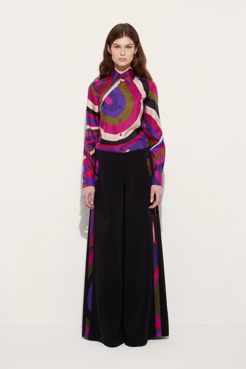 PUCCI TROUSERS WITH PRINTED IRIDE DETAILS outlook