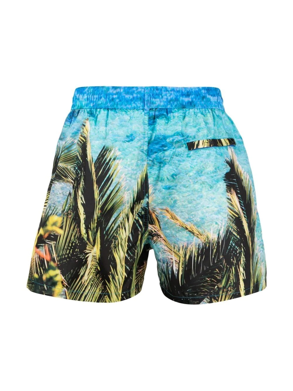 palm-print swim shorts - 2