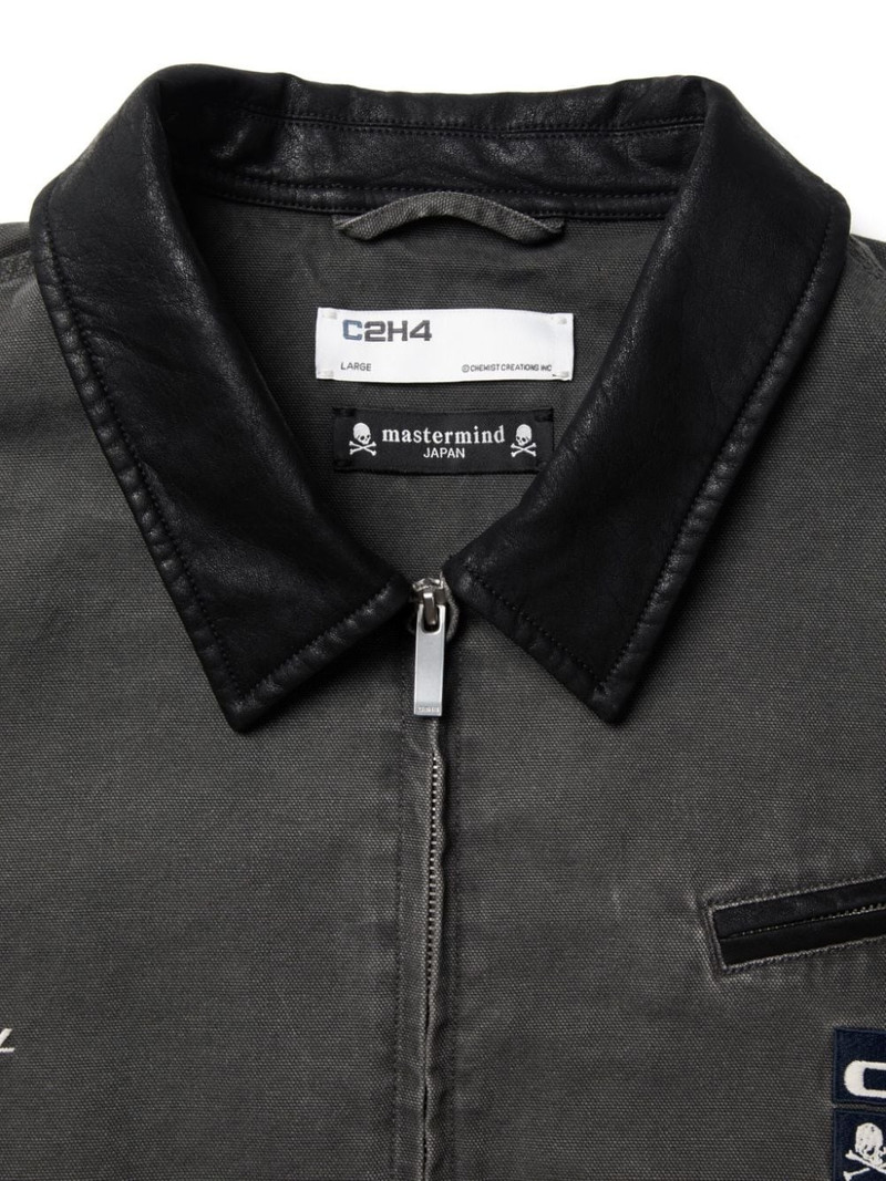 logo-print bomber jacket 4