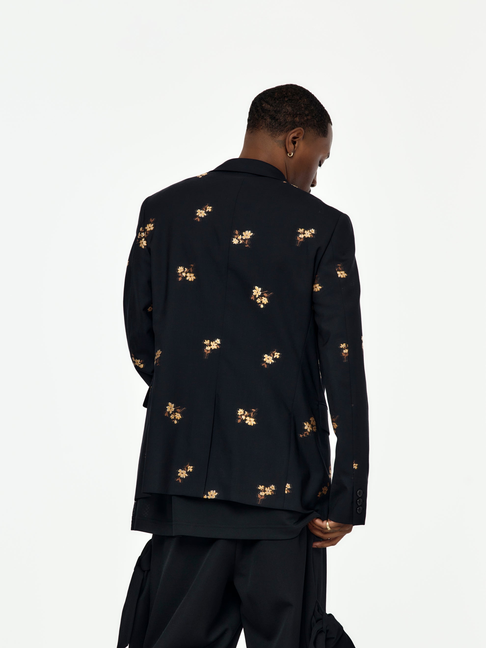 HOMME PLUS JACKET (BLACK / MULTI) - 3