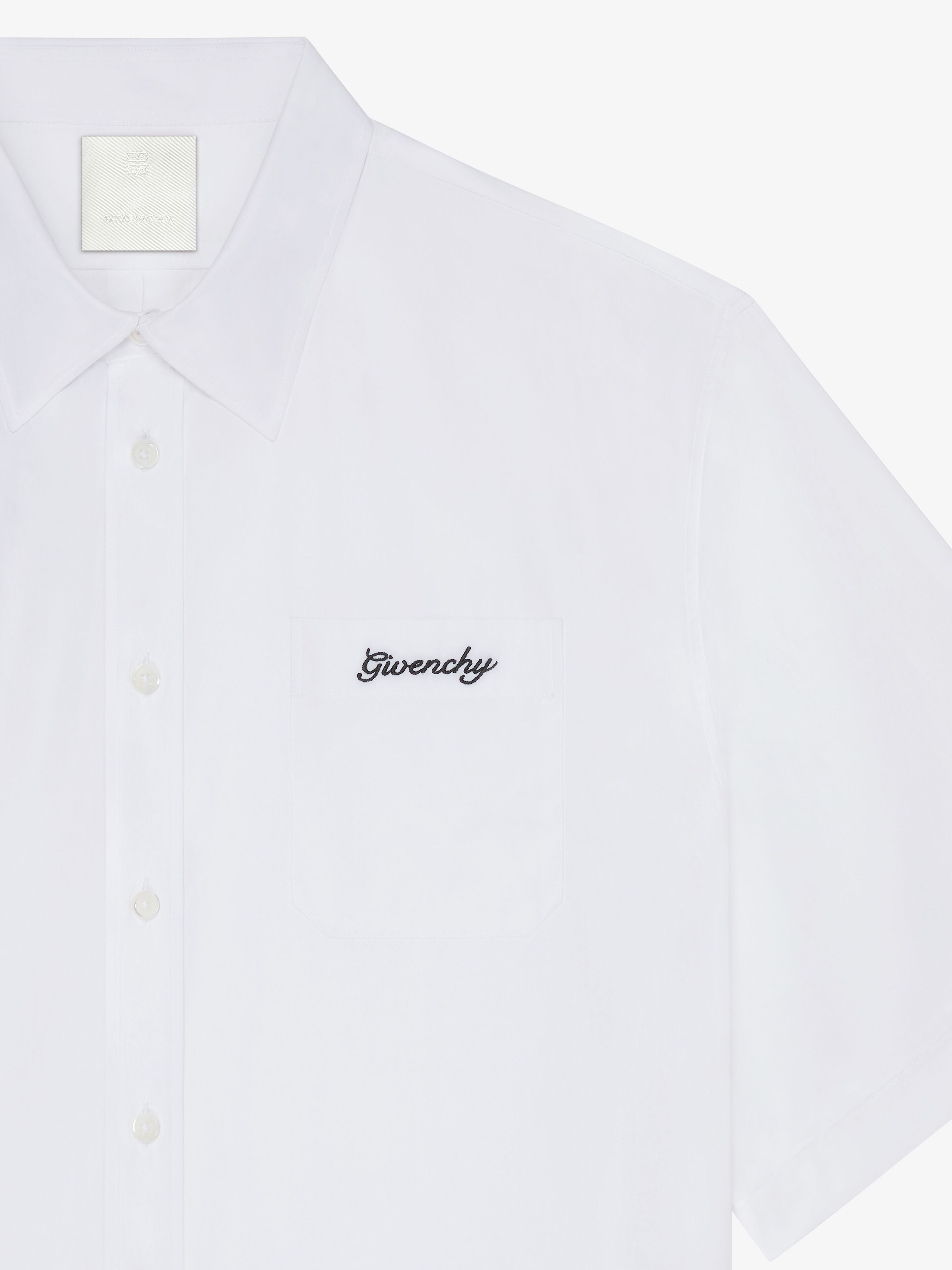SHIRT IN POPLIN GIVENCHY FLOWERS - 5