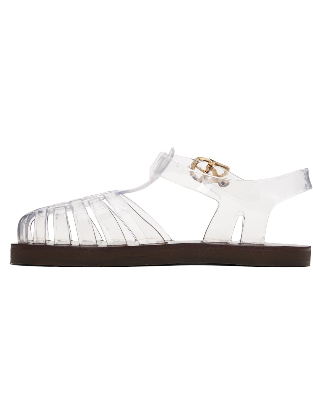 Transparent Homeria Jelly Sandals - 3