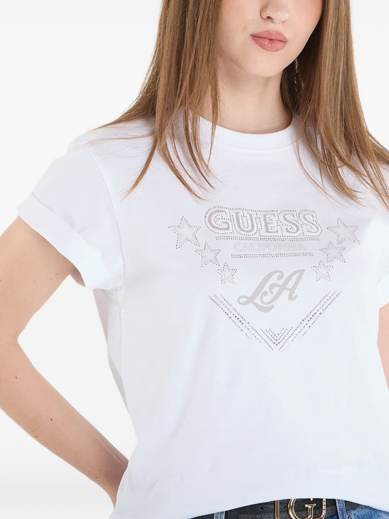 embellished-logo T-shirt 3