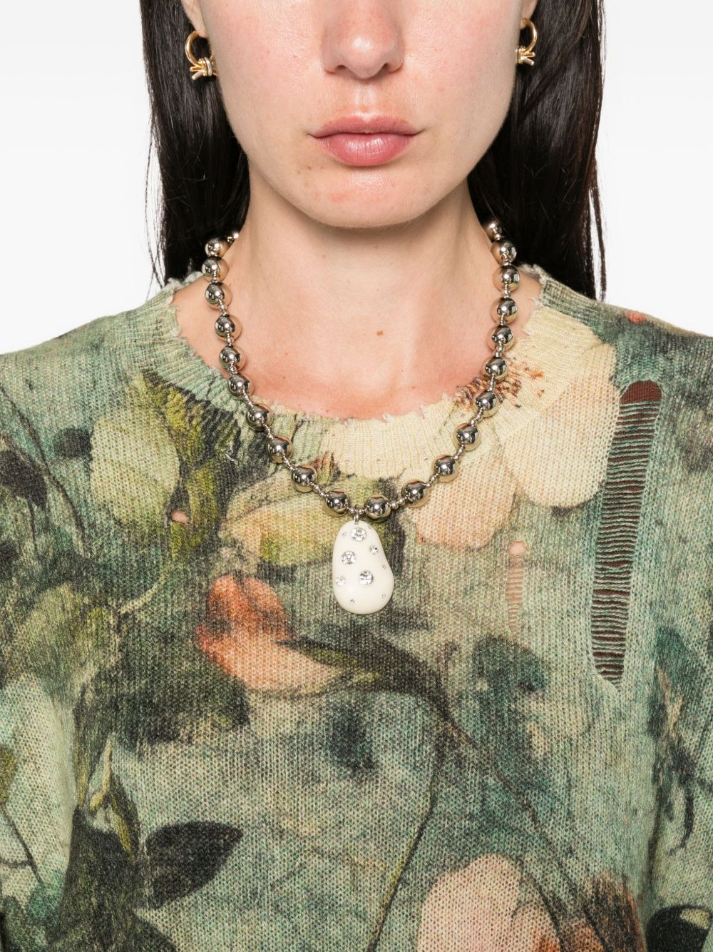 floral-print jumper - 5