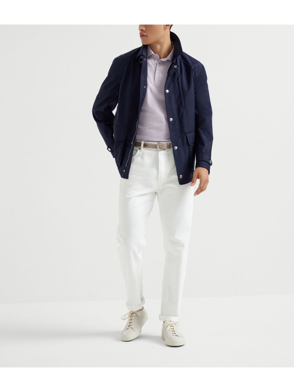 raglan-sleeve field jacket - 2