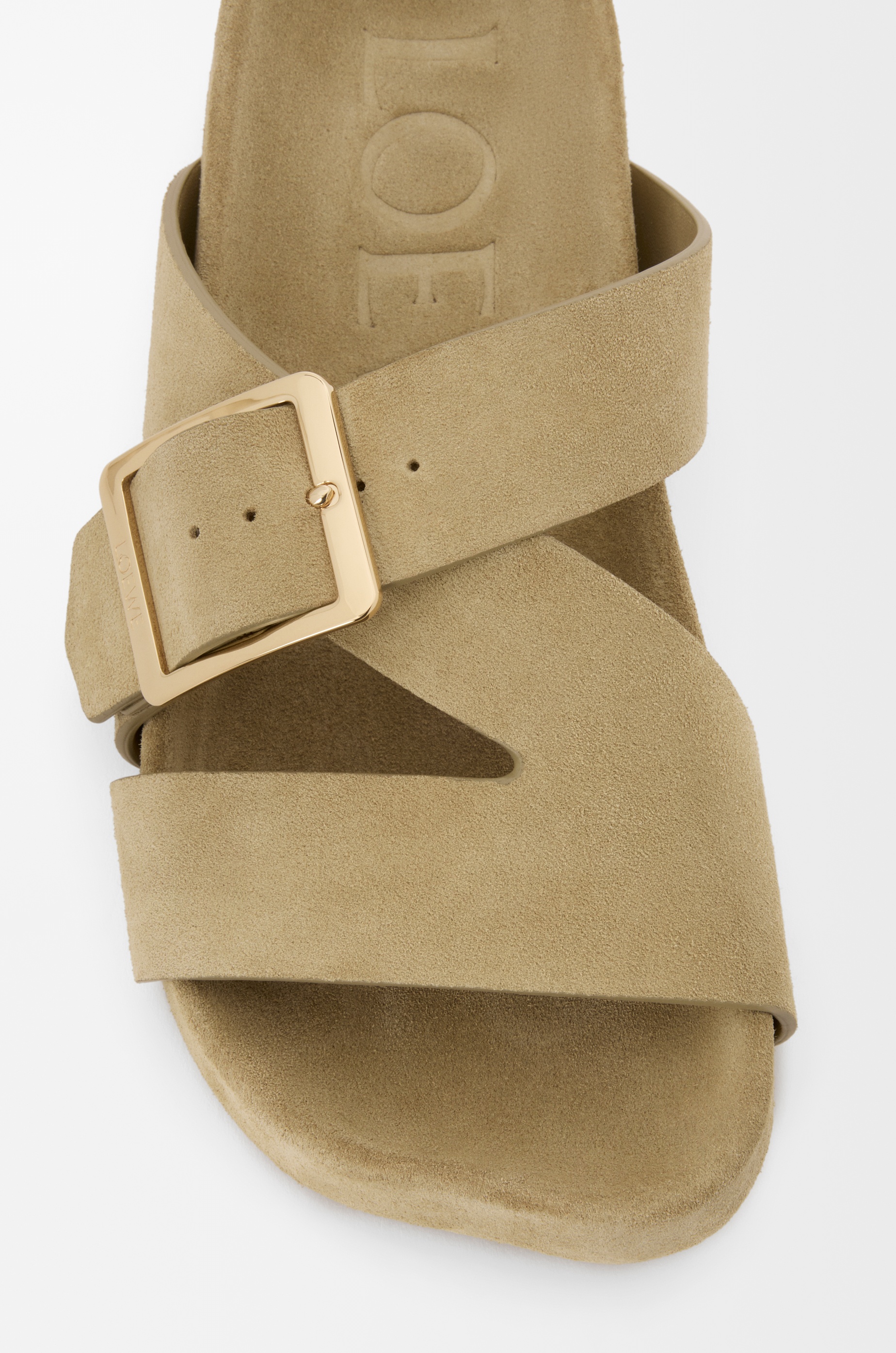 Ease Buckle slide in suede - 5